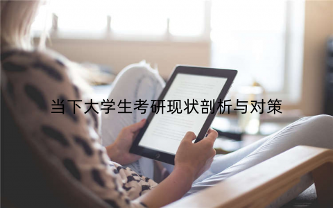 当下大学生考研现状剖析与对策